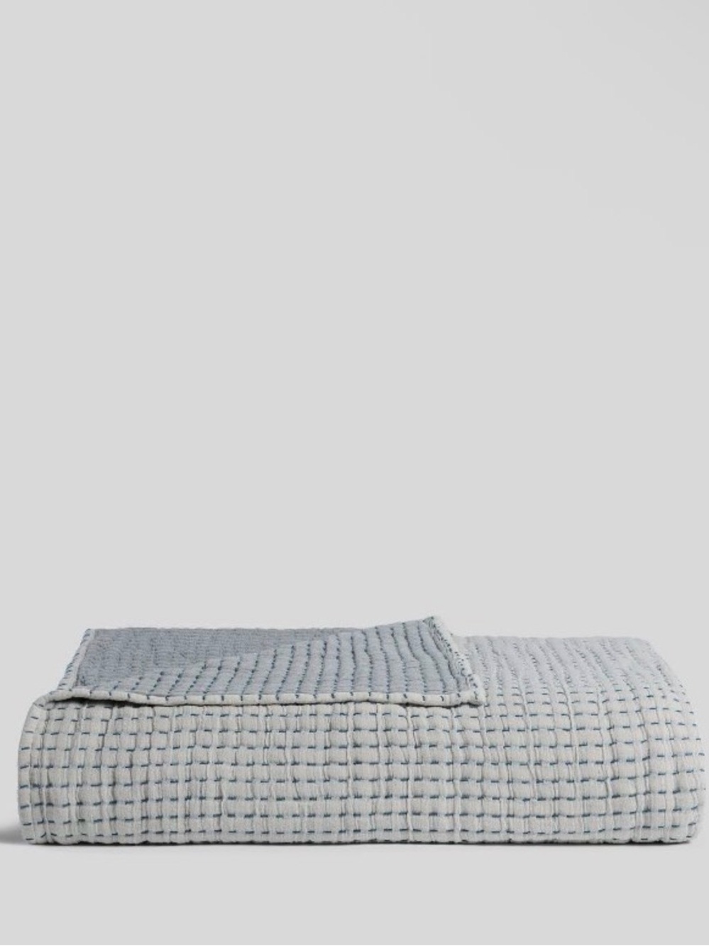 Parachute x Target Queen/King Stitched Gauze Bed Blanket •Heathered Grey•
